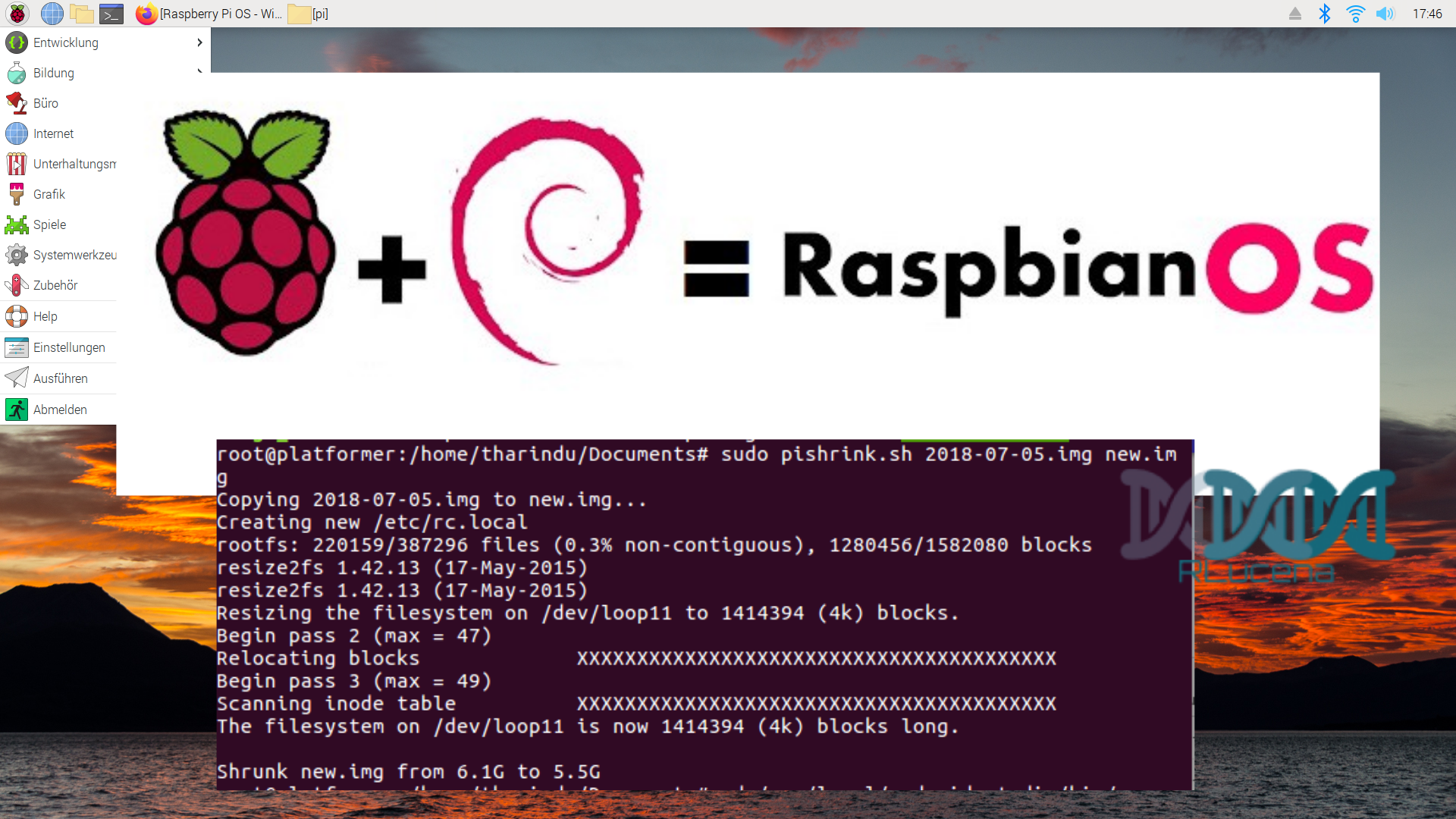 Crie uma imagem personalizada do Raspbian OS para produção.